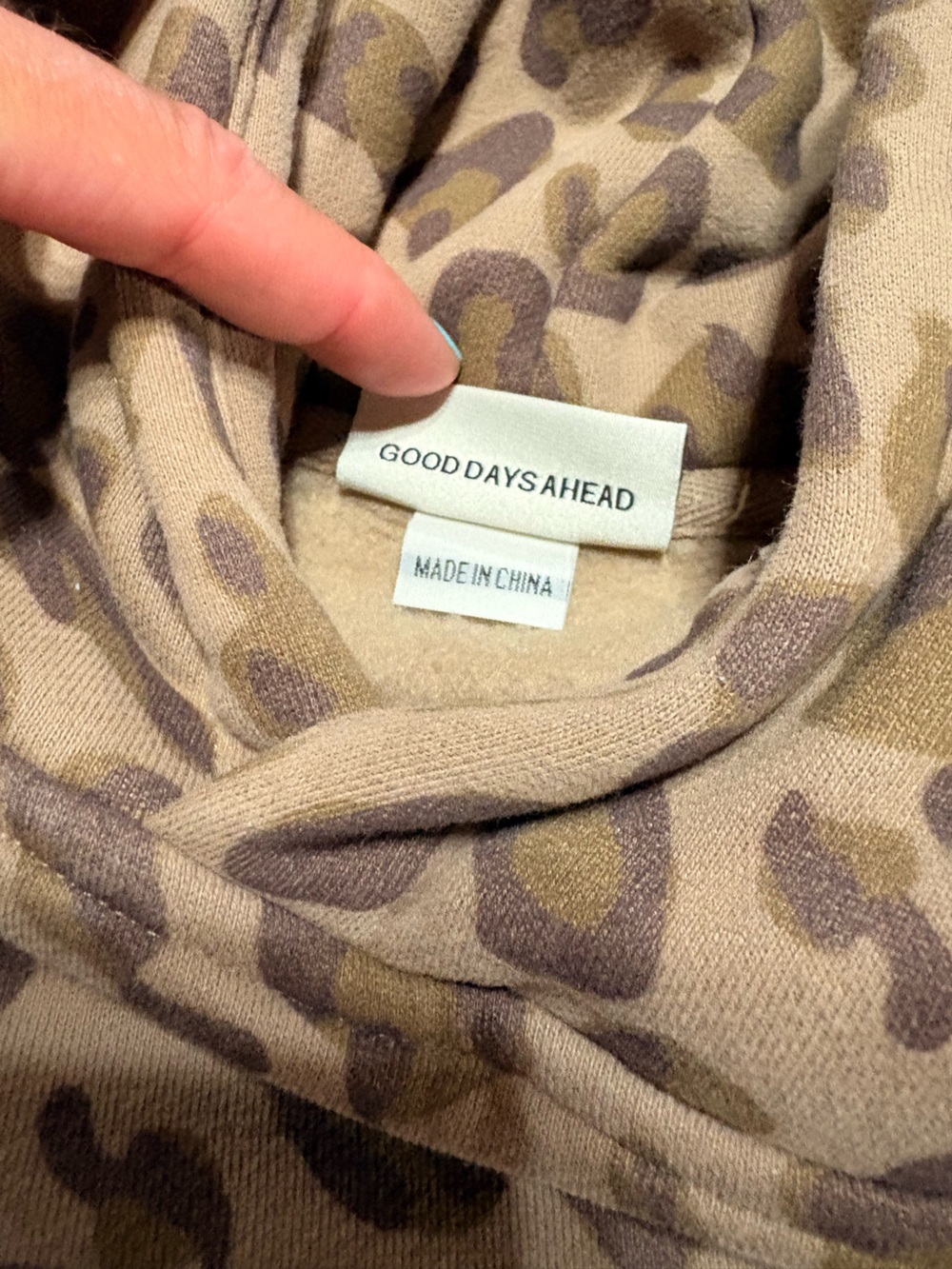 Comfort Leopard Print Hoodie for Kids - Picture 5 of 5